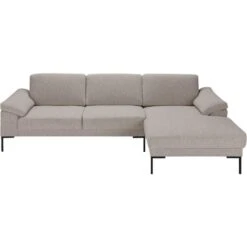 Bank Tom Met Chaise Longue Rechts - Monza - Beige