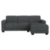 Bank Aberdeen Met Chaise Longue Rechts - Kansas - Grijs -VIDAXL Winkel 10101612