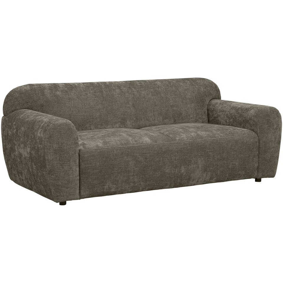 Bank Bibi 3-zits - Stof Glory - Mokka 2 Bank Bibi 3-zits - Stof Glory - Mokka - Afbeelding 2