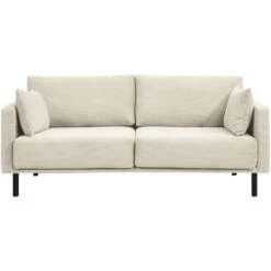 Bank Siem 2,5-zits - Ribstof Fjord - Beige