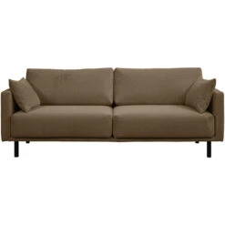 Bank Siem 3-zits - Stof Egon - Bruin