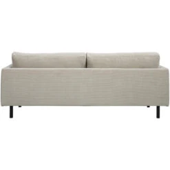 Bank Siem 3-zits - Ribstof Fjord - Beige -VIDAXL Winkel 10108092 0900