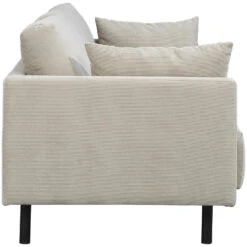 Bank Siem 3-zits - Ribstof Fjord - Beige -VIDAXL Winkel 10108092 8000