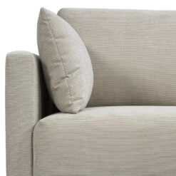 Bank Siem 3-zits - Ribstof Fjord - Beige -VIDAXL Winkel 10108092 9001