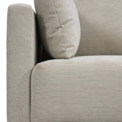 Bank Siem 3-zits - Ribstof Fjord - Beige -VIDAXL Winkel 10108092 9002