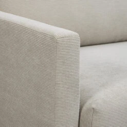 Bank Siem 3-zits - Ribstof Fjord - Beige -VIDAXL Winkel 10108092 9004