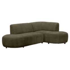 Hoekbank Luna Rechts - Stof Rebel - Groen -VIDAXL Winkel 10108116 0300