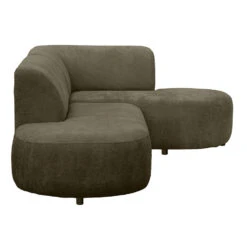 Hoekbank Luna Rechts - Stof Rebel - Groen -VIDAXL Winkel 10108116 0900