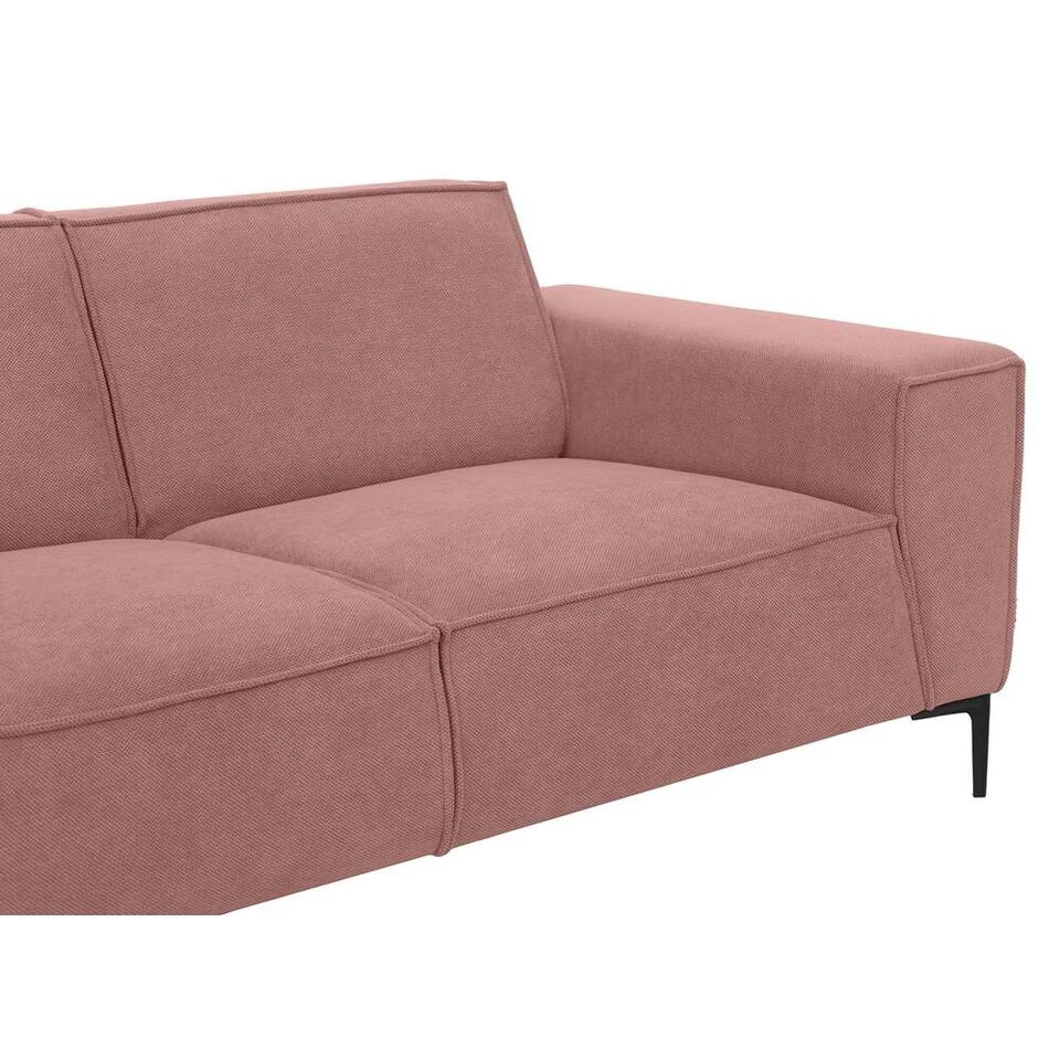 Bank Romy 3-zits - Stof Curio - Roze 7 Bank Romy 3-zits - Stof Curio - Roze - Afbeelding 7