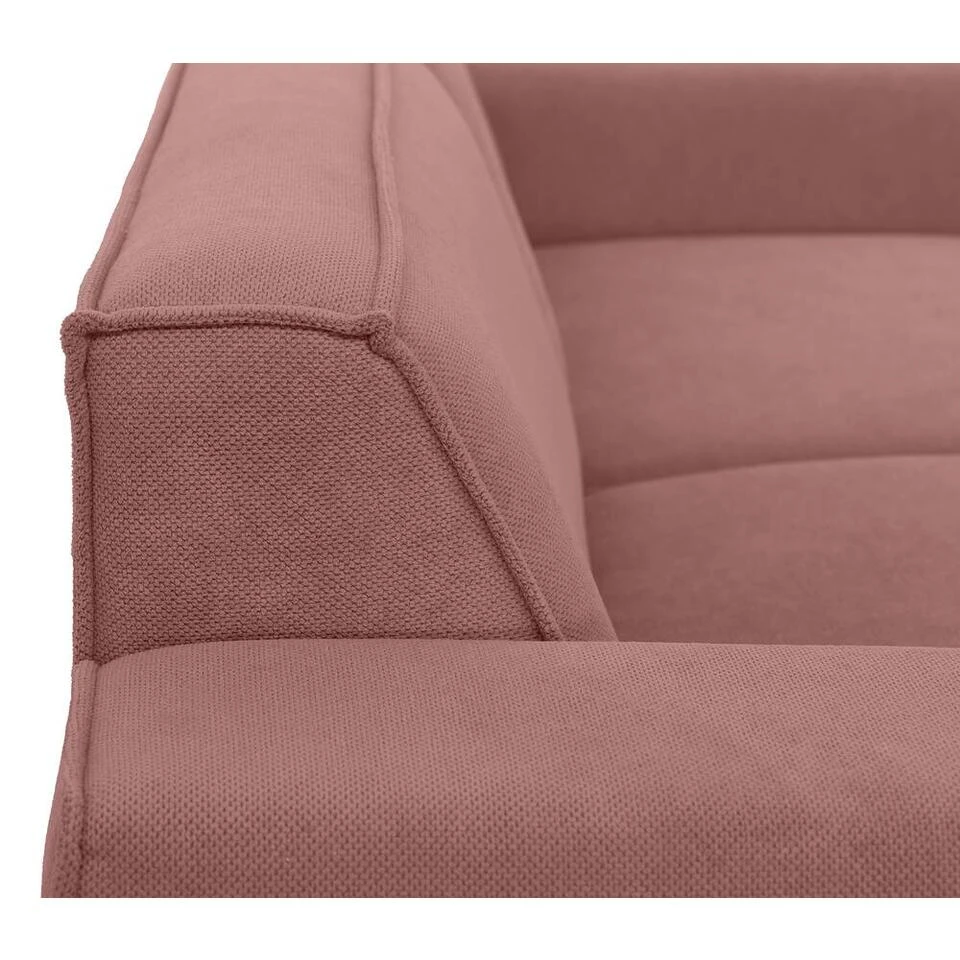 Bank Romy 3-zits - Stof Curio - Roze 8 Bank Romy 3-zits - Stof Curio - Roze - Afbeelding 8