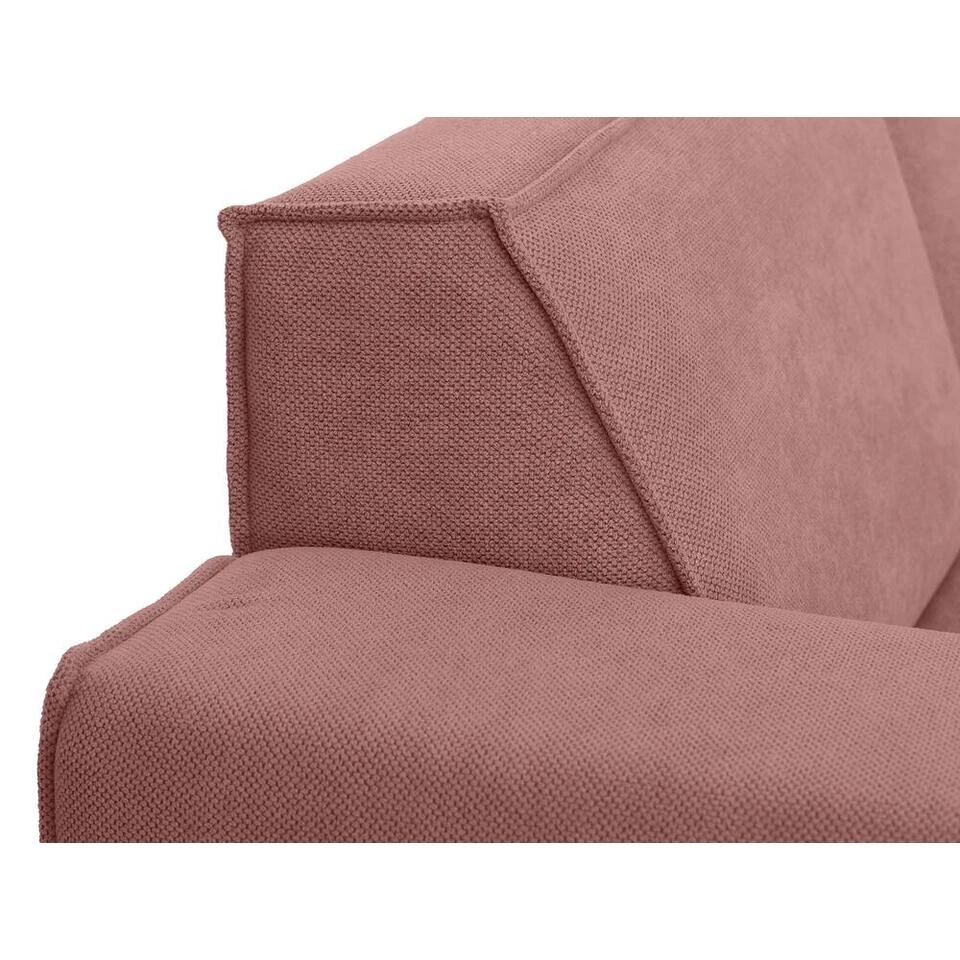 Bank Romy 3-zits - Stof Curio - Roze 9 Bank Romy 3-zits - Stof Curio - Roze - Afbeelding 9