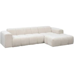 Hoekbank Beau Rechts - Raven - Beige 6 Hoekbank Beau Rechts - Raven - Beige -VIDAXL Winkel 10108210 0300