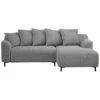 Bank Elsa Met Chaise Longue Rechts - Stof Eden - Grijs -VIDAXL Winkel 10108269