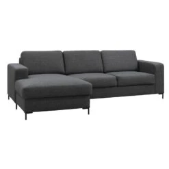 Hoekbank Tom Stof Basel - Donkergrijs -VIDAXL Winkel 10110800 0353