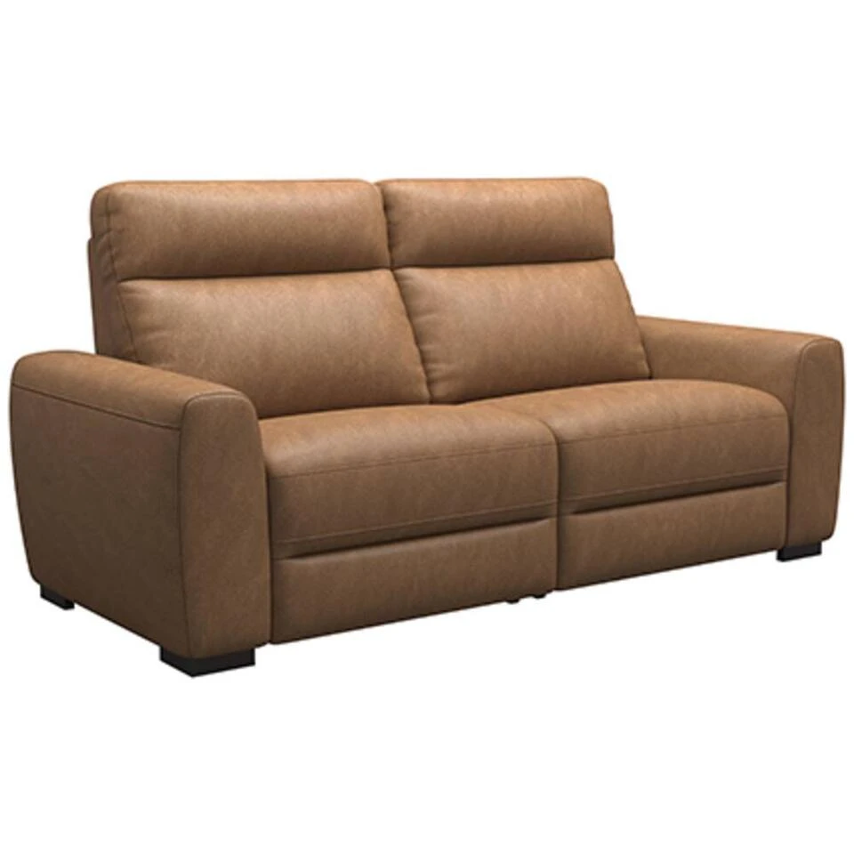 Bank James 3-zits - Stof Supple - Cognac 2 Bank James 3-zits - Stof Supple - Cognac - Afbeelding 2