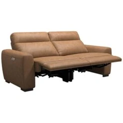 Bank James Verstelbaar 3-zits - Stof Supple - Cognac -VIDAXL Winkel 10111656 0302