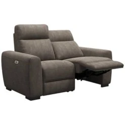 Bank James Verstelbaar 2-zits - Stof Billy Joe - Grijs -VIDAXL Winkel 10111681 0301