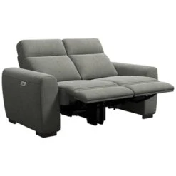 Bank James Verstelbaar 2-zits - Stof Gaucho - Donkergrijs -VIDAXL Winkel 10111682 0302