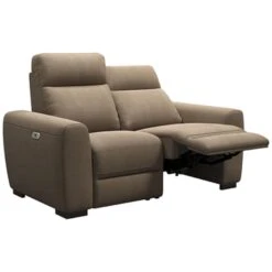 Bank James Verstelbaar 2-zits - Stof Gaucho - Taupe -VIDAXL Winkel 10111685 0301