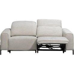 Bank Dave 3-zits - Elektrisch Verstelbaar - Lichtgrijs -VIDAXL Winkel 10112250 0102