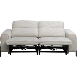 Bank Dave 3-zits - Elektrisch Verstelbaar - Lichtgrijs -VIDAXL Winkel 10112250 0103