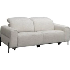 Bank Dave 3-zits - Elektrisch Verstelbaar - Lichtgrijs -VIDAXL Winkel 10112250 0300