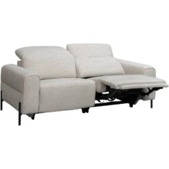 Bank Dave 3-zits - Elektrisch Verstelbaar - Lichtgrijs -VIDAXL Winkel 10112250 0302