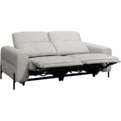 Bank Dave 3-zits - Elektrisch Verstelbaar - Lichtgrijs -VIDAXL Winkel 10112250 0303