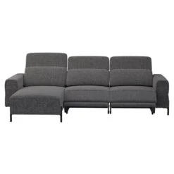 Hoekbank Dave Links - Elektrisch Verstelbaar - Stof Chacha - Grijs -VIDAXL Winkel 10112255 0101