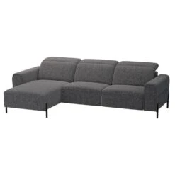 Hoekbank Dave Links - Elektrisch Verstelbaar - Stof Chacha - Grijs -VIDAXL Winkel 10112255 0300