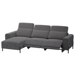 Hoekbank Dave Links - Elektrisch Verstelbaar - Stof Chacha - Grijs -VIDAXL Winkel 10112255 0301