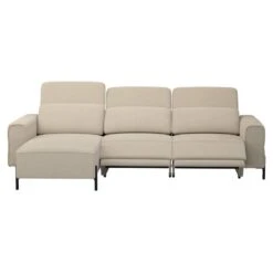 Hoekbank Dave Links - Elektrisch Verstelbaar - Taupe -VIDAXL Winkel 10112264 0101