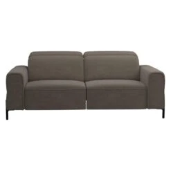 Bank Dave 3-zits - Elektrisch Verstelbaar - Stof Billy Joe - Grijs