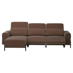 Hoekbank Dave Links - Elektrisch Verstelbaar - Stof Billy Joe - Cognac -VIDAXL Winkel 10112270 0101