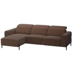 Hoekbank Dave Links - Elektrisch Verstelbaar - Stof Billy Joe - Cognac -VIDAXL Winkel 10112270 0300