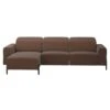 Hoekbank Dave Links - Elektrisch Verstelbaar - Stof Billy Joe - Cognac