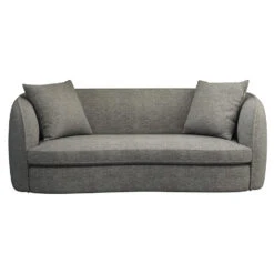 Bank Enzio 3,5-zits - Stof Wandy - Grijs