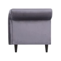 LUIRO - Chaise Longue - Donkergrijs - Linkerzijde - Fluweel -VIDAXL Winkel 101c3636dbd647f192c3eb500544bb9d