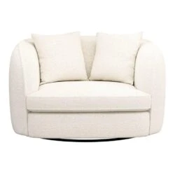 Loveseat Enzio - Stof Sirena - Crème -VIDAXL Winkel 10201240 0100