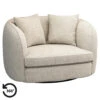 Loveseat Enzio - Stof Wandy - Champagne -VIDAXL Winkel 10201241