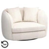 Loveseat Enzio - Stof Wales - Crème -VIDAXL Winkel 10201243
