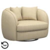 Loveseat Enzio - Stof Elephant - Beige -VIDAXL Winkel 10201257