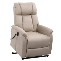 Relaxfauteuil Colorado - Sta-op - Beige 11 Relaxfauteuil Colorado - Sta-op - Beige -VIDAXL Winkel 10205540 0811