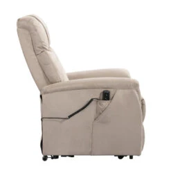 Relaxfauteuil Colorado - Sta-op - Beige 13 Relaxfauteuil Colorado - Sta-op - Beige -VIDAXL Winkel 10205540 8000