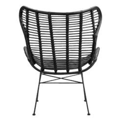 Fauteuil Jasmine - Rotan - Zwart -VIDAXL Winkel 10207009 0900