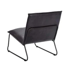 Fauteuil Cooper - Leatherlook - Grijs -VIDAXL Winkel 10207515 1200