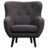 Fauteuil Viborg - Stof - Grijs -VIDAXL Winkel 10209325