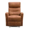 Relaxfauteuil Jackson - Stof - Cognac -VIDAXL Winkel 10209884