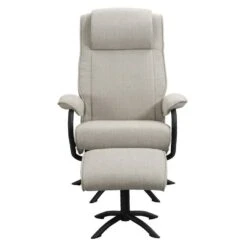 Relaxfauteuil Vincent Incl. Hocker - Zand -VIDAXL Winkel 10209892 0101