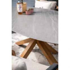 Scotland Tafel - 230x115 Cm - Light Teaklook - Centostone Napoli Sand -VIDAXL Winkel 102fb4d1fea64f6386f4ad76cfbb4eb9